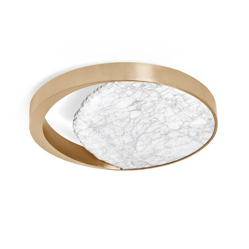 Plafonnier contemporain - ECLIPSE - Ginger & Jagger - sculptural / en métal / en marbre