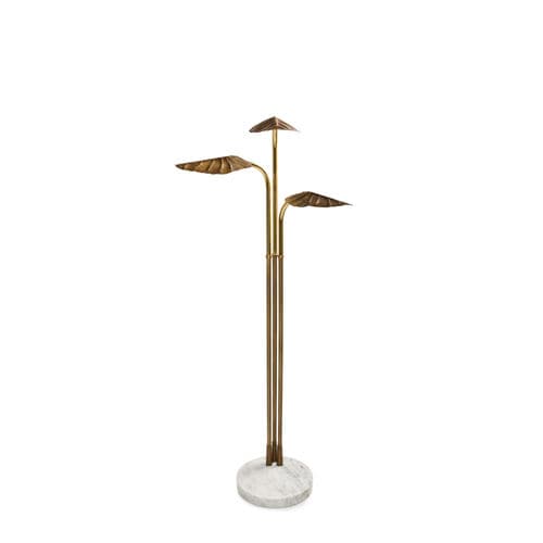 Lampe sur pied - LOTUS - Ginger & Jagger - en métal / en laiton / en bronze