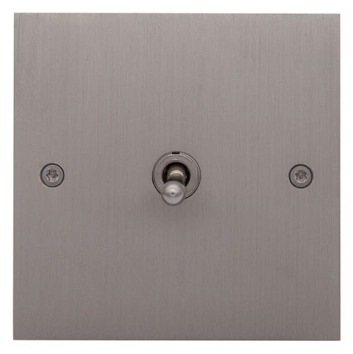 Interrupteur à levier - INITIALE  - 6ixtes interrupteurs - encastré / en inox / contemporain