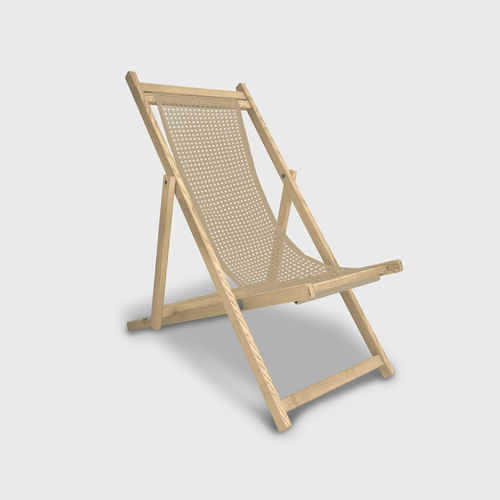 Transat contemporain - AFRODITE SENZA BRACCIOLI - PALMAR arredi - en tissu déperlant / en PVC / en hêtre