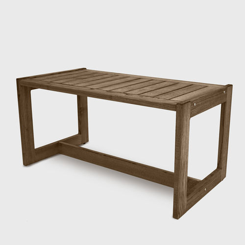 Table d'appoint contemporaine - R80 - PALMAR arredi - en frêne / avec piètement en bois / rectangulaire