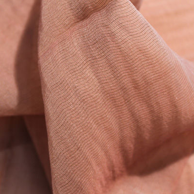 Tissu pour rideaux - DESERTO UNITO GOFFRATO - Foresti Home Collection Group srl - à rayures / en Trevira CS®