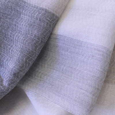 Tissu pour rideaux - SARA - Foresti Home Collection Group srl - à rayures / en lin / en acrylique