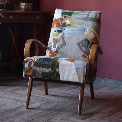 Tissu d'ameublement - AFRICAN STORY - Foresti Home Collection Group srl - à motif / en lin / en acrylique