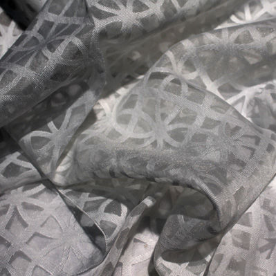 Voilage à motif - DEVORE' GEOMETRICO - Foresti Home Collection Group srl - en lin / en viscose / en polyester