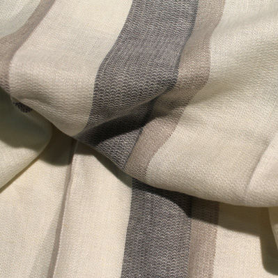 Tissu pour rideaux - LINO BIO - Foresti Home Collection Group srl - à rayures / en lin