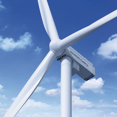 Éolienne à axe horizontal - SG 7.0-170 - SIEMENS GAMESA - tripale / onshore / sur mât autoporteur