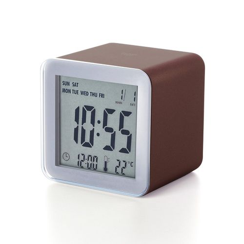 Horloge contemporaine - CUBE : LR103PM - LEXON - de table / numérique / en ABS