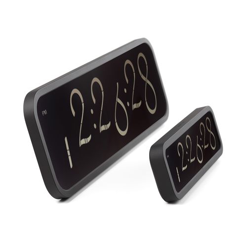 Horloge contemporaine - SCRIPT : LR133N - LEXON - de table / numérique / en ABS