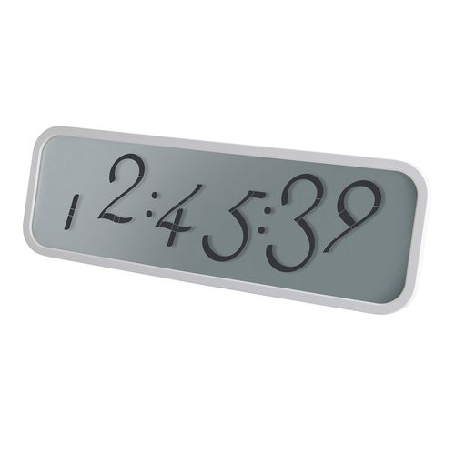 Horloge contemporaine - SCRIPT : LR134W - LEXON - de table / numérique / en ABS