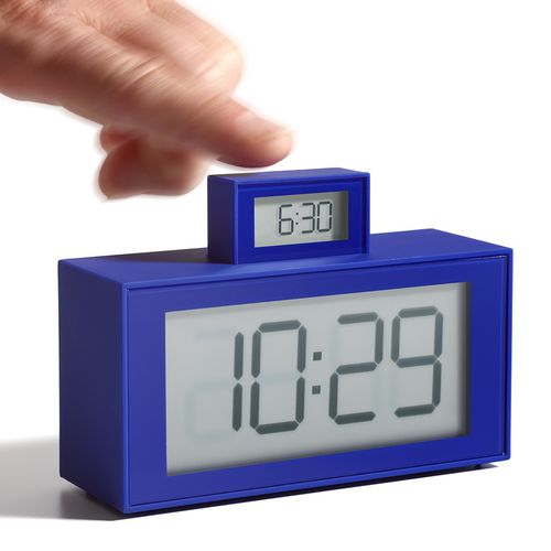 Horloge contemporaine - INOUT: LR139B66 - LEXON - de table / numérique / en ABS