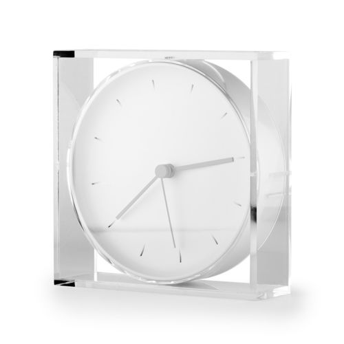 Horloge contemporaine - VOID: LR140W - LEXON - de table / numérique / en ABS