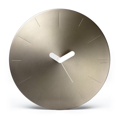 Horloge contemporaine - CONIC : LR142D - LEXON - murale / analogique / en aluminium