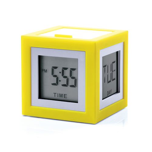 Horloge contemporaine - CUBISSIMO: LR79J5 - LEXON - de table / numérique / en aluminium