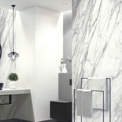 Panneau décoratif de revêtement - R154 PT Marble Gold - Kaindl - mural / pour agencement intérieur / pour plafond
