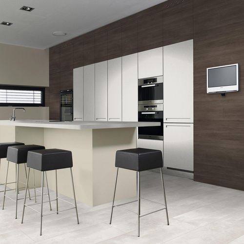 Panneau décoratif d'ameublement - K2776 GR Oak Relief Cardamom - Kaindl - pour agencement intérieur / à grande résistance / mélaminé