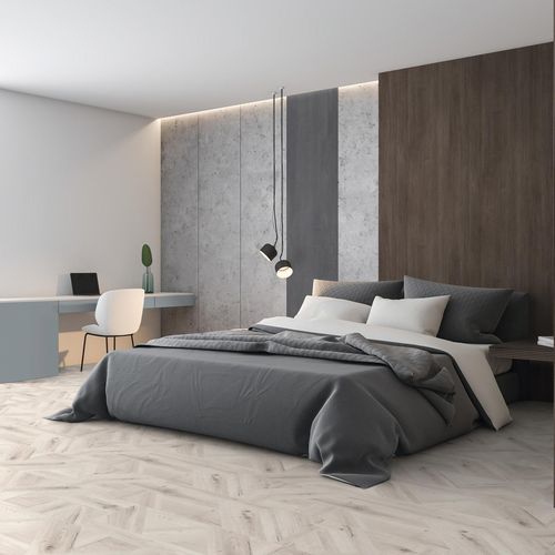 Panneau décoratif de revêtement - K2774 GR Oak Relief Pimento - Kaindl - d'ameublement / mural / pour agencement intérieur