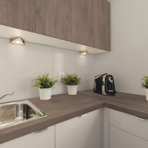 Panneau décoratif d'ameublement - K2739 OC Oak Cremona Cannolo - Kaindl - pour agencement intérieur / à grande résistance / mélaminé