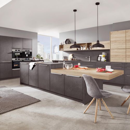 Panneau décoratif d'ameublement - 44405 DP CONCRETE ART SLATE  - Kaindl - pour agencement intérieur / à grande résistance / mélaminé