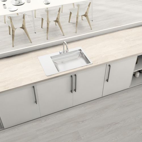 Panneau décoratif d'ameublement - K2755 CN Travertin Umbria - Kaindl - pour agencement intérieur / à grande résistance / mélaminé