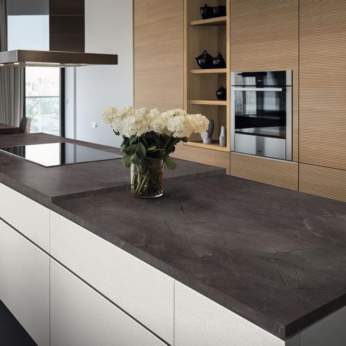 Panneau décoratif d'ameublement - K2883 CN Marble Vicosa Escuro - Kaindl - pour agencement intérieur / à grande résistance / stratifié