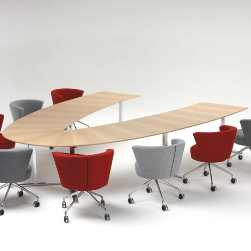 Fauteuil contemporain - .ROSSI - Spiegels - en tissu / en cuir / en aluminium