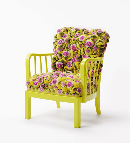 Fauteuil contemporain - No. 2.2 - MYK Berlin - en mérinos / fait main / couleur personnalisable