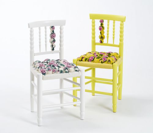 Chaise contemporaine - Blossom - MYK Berlin - d'intérieur / en mérinos / en feutre