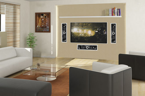 Enceinte encastrable - ALTURA MC  - CABASSE - résidentielle / d'intérieur / noire