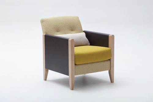 Fauteuil contemporain - RESIDENT - ADENTRO - en hêtre