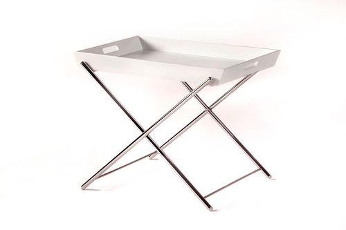 Table d'appoint contemporaine - MIAMI - ADENTRO - en métal / en chêne / en MDF