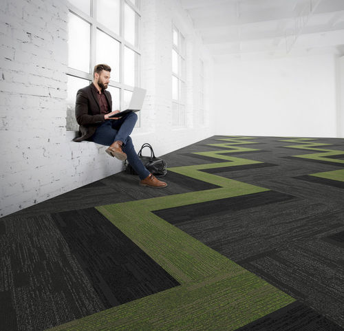 Moquette en dalles - MESA - Carpets Inter - tuftée / bouclée / en nylon