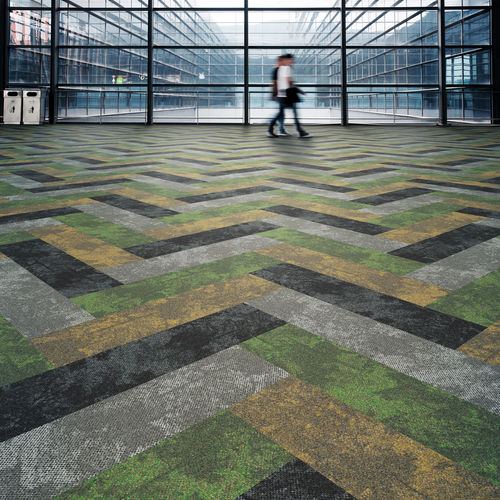 Moquette en dalles - OVER THE OCEAN - Carpets Inter - tuftée / bouclée / en nylon