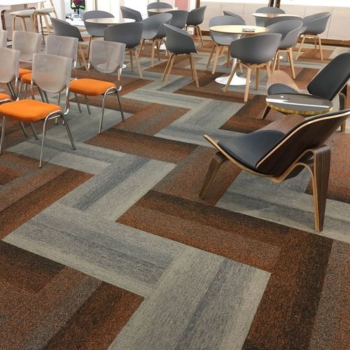 Moquette en dalles - TAVOLA - Carpets Inter - tuftée / bouclée / en nylon