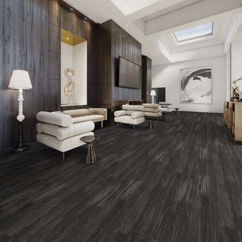 Moquette tuftée - GRAND LUXE PLANK - Stanton Carpet Corporation - en polypropylène / professionnelle / à motif