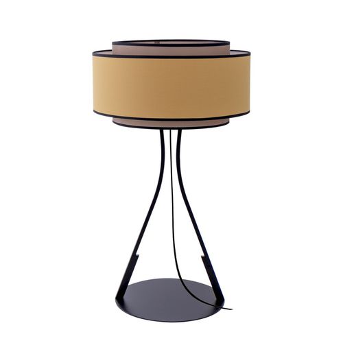 Lampe de table - VITA PM - FLAM ET LUCE LUMINAIRES - en métal / en tissu / contemporaine
