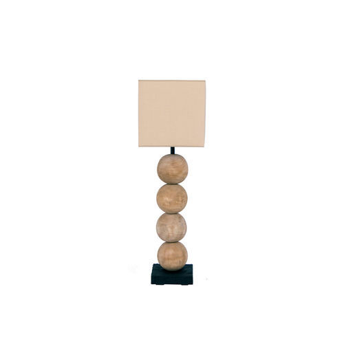 Lampe de table - ANKARA 4 - FLAM ET LUCE LUMINAIRES - en fibre naturelle / contemporaine / sans fil