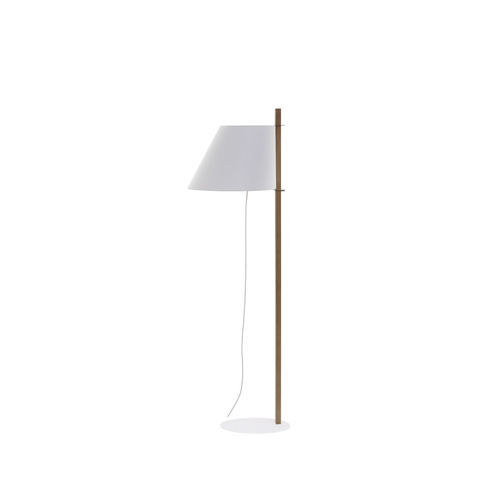 Lampe de sol - LMP MIAMI - FLAM ET LUCE LUMINAIRES - en métal / en céramique / en bois