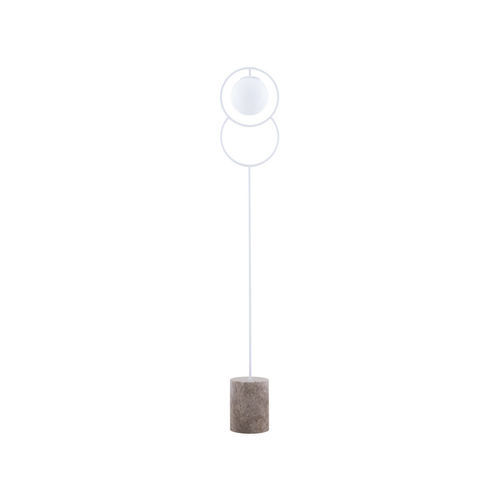 Lampe de sol - LMP ORIA - FLAM ET LUCE LUMINAIRES - en métal / en pierre / contemporaine