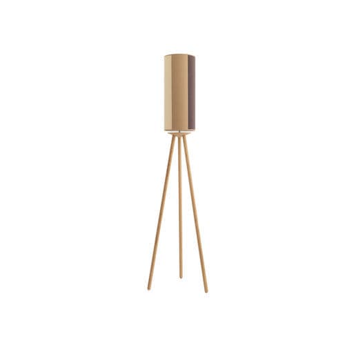 Lampe sur pied - LMP TOFFEE - FLAM ET LUCE LUMINAIRES - en métal / en bois / contemporaine