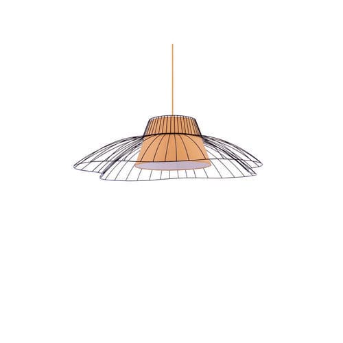 Lampe suspendue - CURVY - FLAM ET LUCE LUMINAIRES - en métal / contemporaine / d'intérieur
