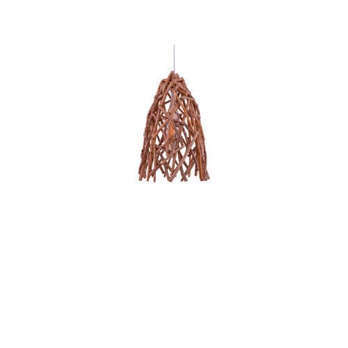 Suspension - RIVA PM - FLAM ET LUCE LUMINAIRES - en métal / en céramique / bois