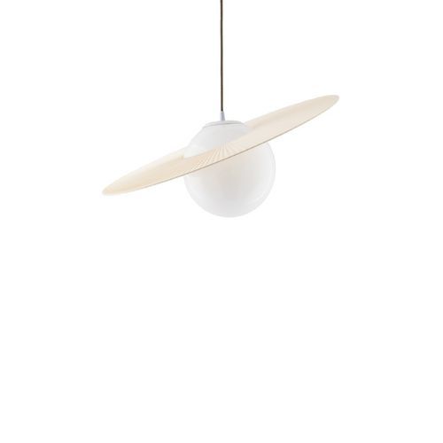 Suspension - SUSP. SATURNE - FLAM ET LUCE LUMINAIRES - en opale / en verre / contemporaine