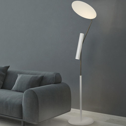 Lampe sur pied - LMP PISTYL - FLAM ET LUCE LUMINAIRES - en métal / en bois / contemporaine