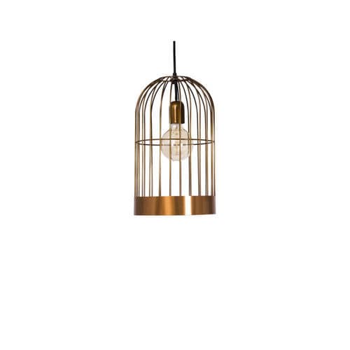 Suspension - GAIOLA MM - FLAM ET LUCE LUMINAIRES - en métal / contemporaine / sans fil
