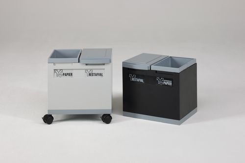 Poubelle publique - 90200-OFFICE - Engels - de tri sélectif / en plastique / avec roues