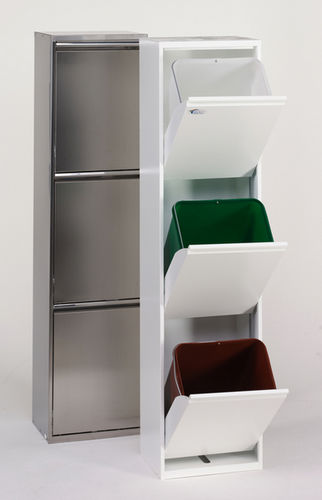 Poubelle publique - MEI 03 - Engels - de tri sélectif / en inox / en plastique