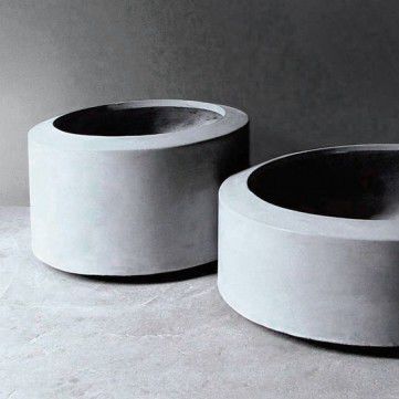 Jardinière en béton - KOBBE - Skulpturfabriken.se - ronde / contemporaine / pour espace public