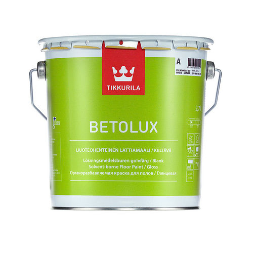 Peinture alkyde - BETOLUX - TIKKURILA - décorative / intérieure / pour sol