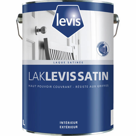 Peinture de protection - LAK LEVIS SATIN - LEVIS - d'extérieur / d'intérieur / pour mur